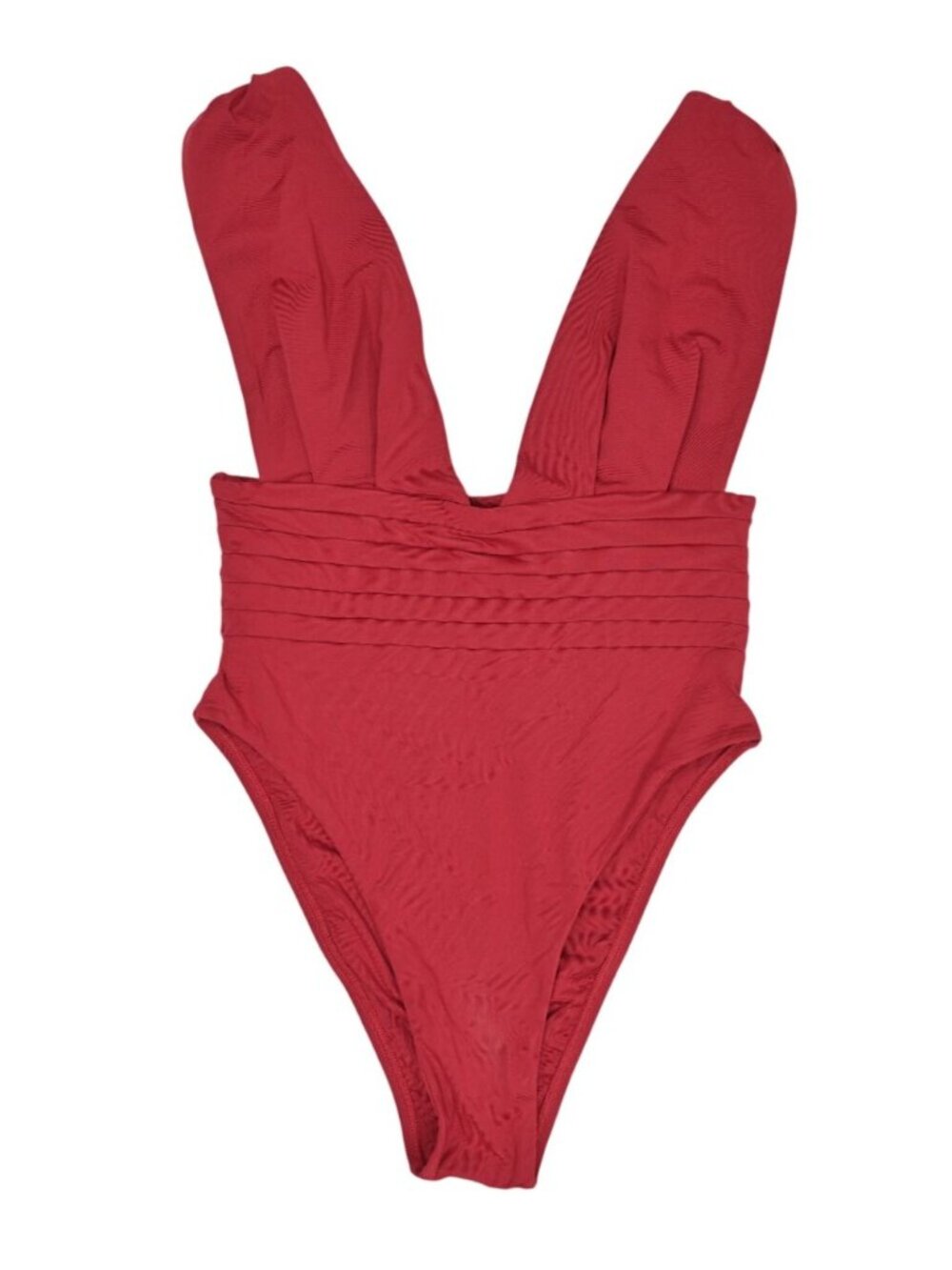 MONDAY Swimwear Florence One Piece Swimsuit in Cherry Red